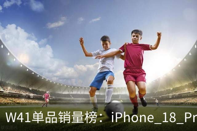 W41单品销量榜:iPhone 18 Pro Max太让人嫉妒